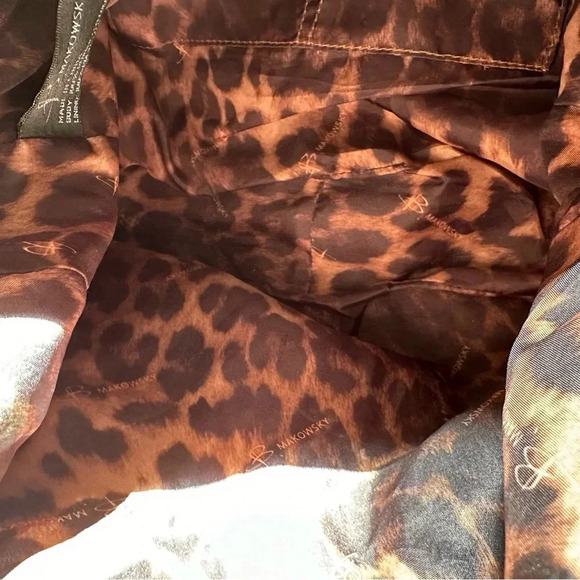 B. Makowsky Tan Leather Shoulder Bag - Picture 12 of 12